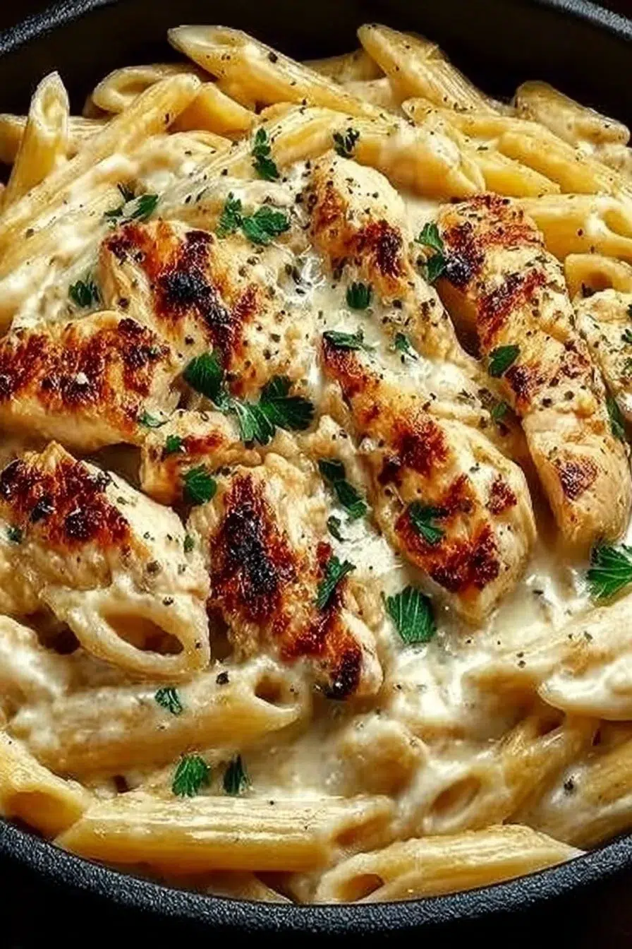 Crack Chicken Penne Pasta