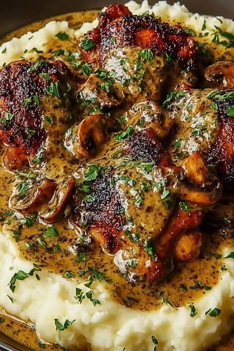 Irresistible Smothered Chicken Thighs Gravy Recipe