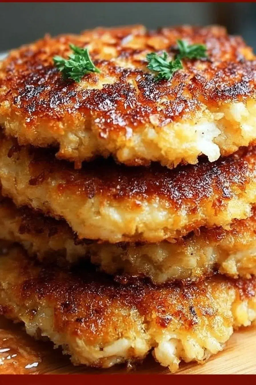 Crispy Cheesy Chicken Ranch Patties