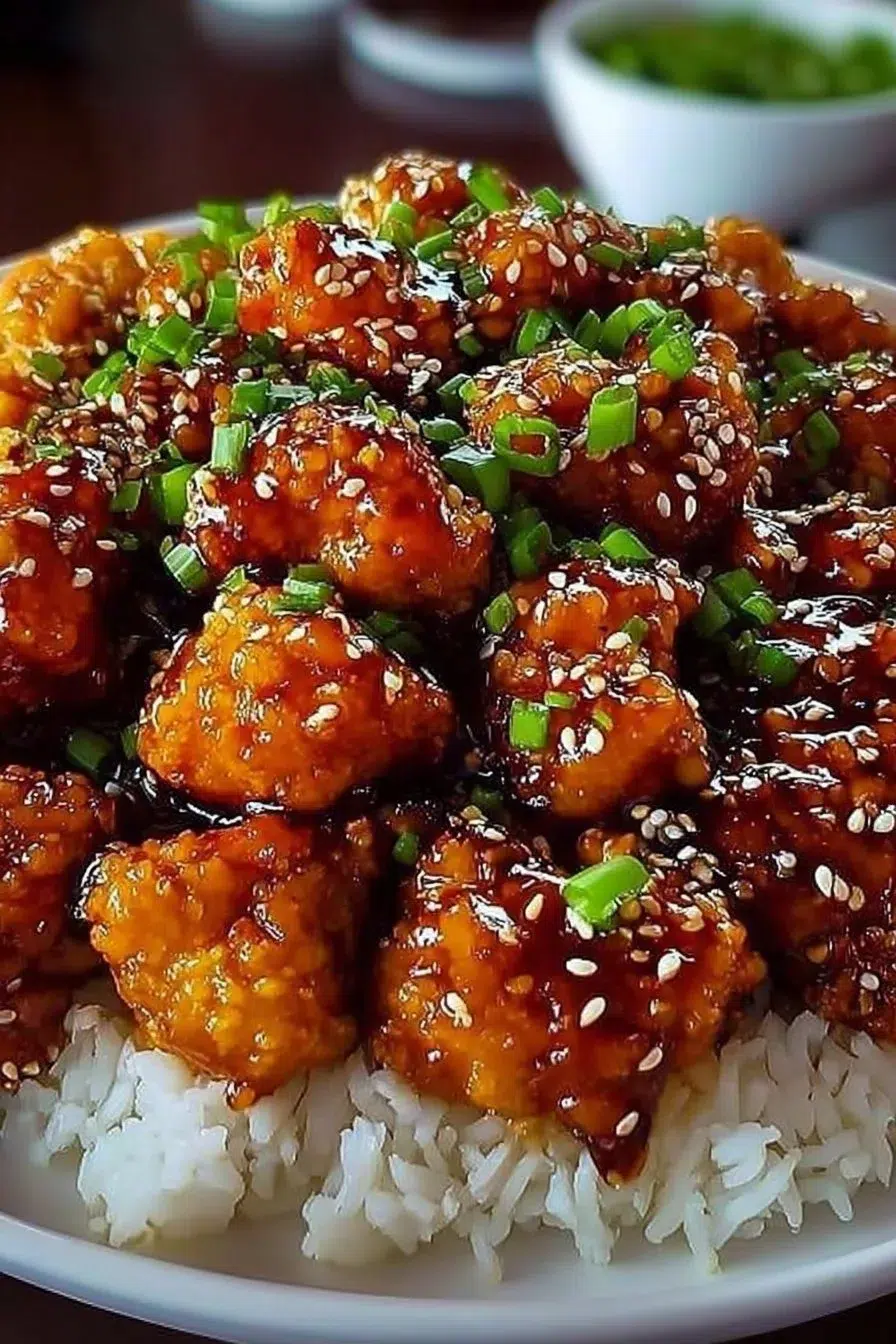 Crispy Honey Garlic Chicken