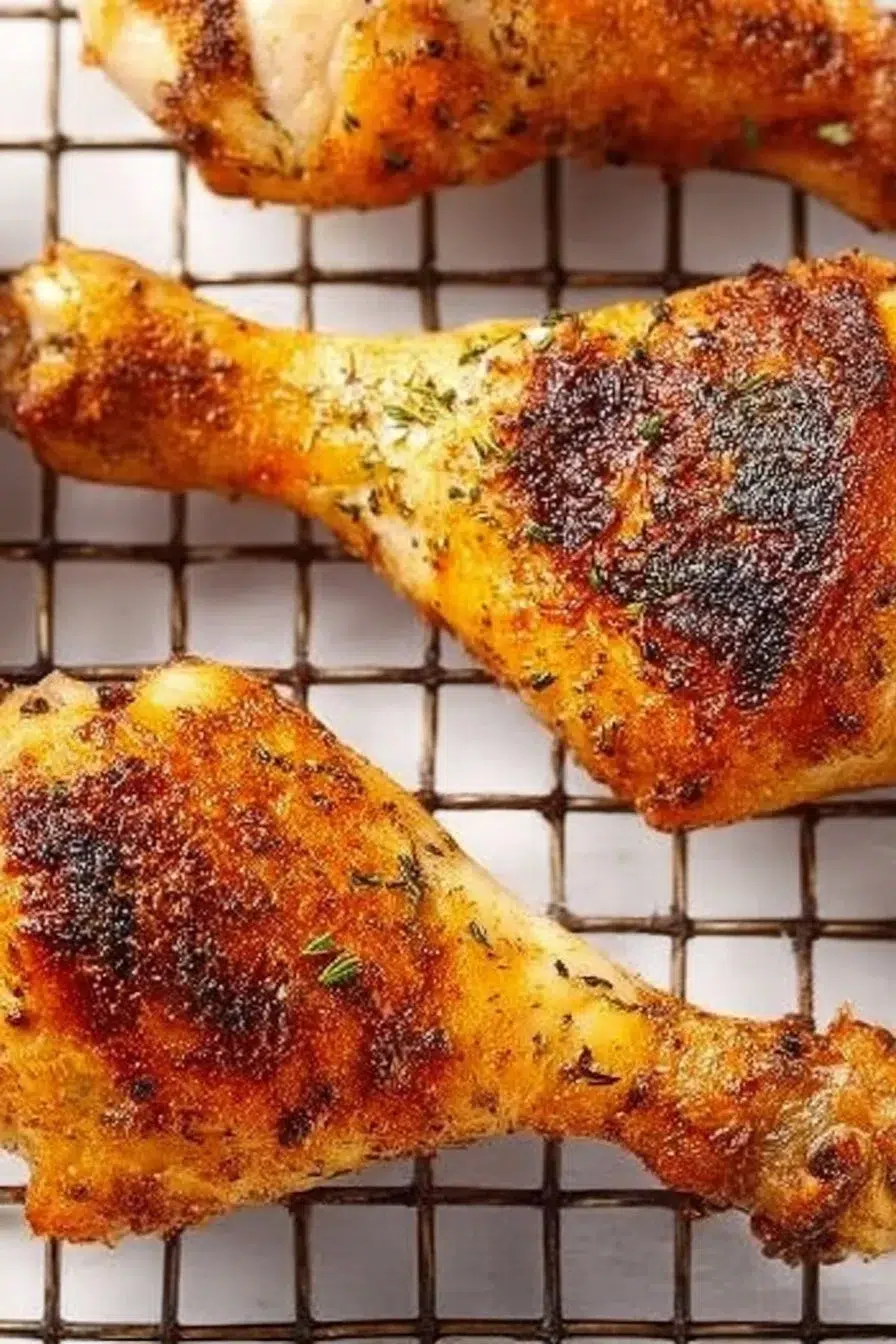 Crispy Baked Chicken Legs