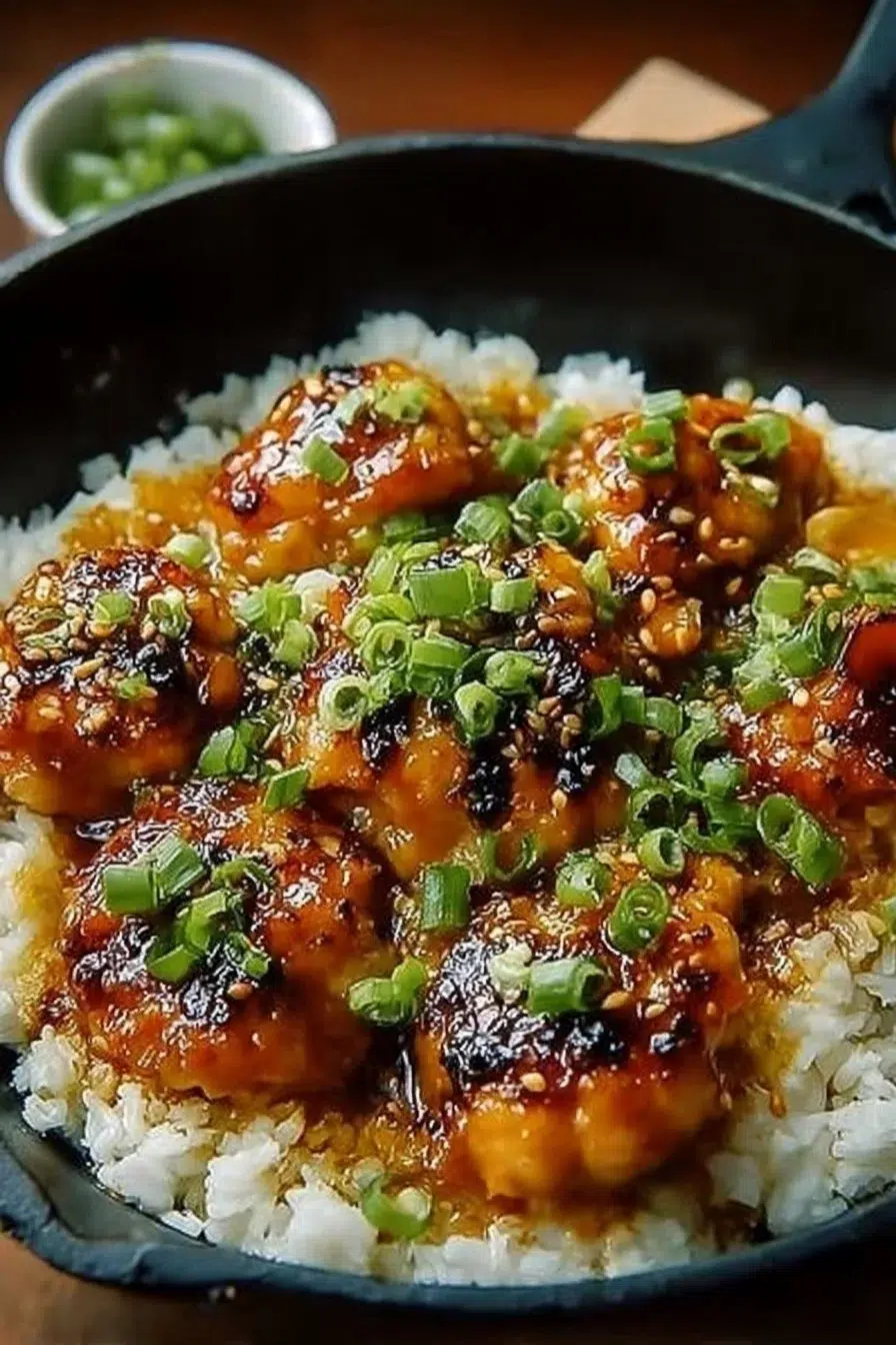 Spicy Skillet Bang Bang Chicken Thighs: Crispy &amp; Delicious