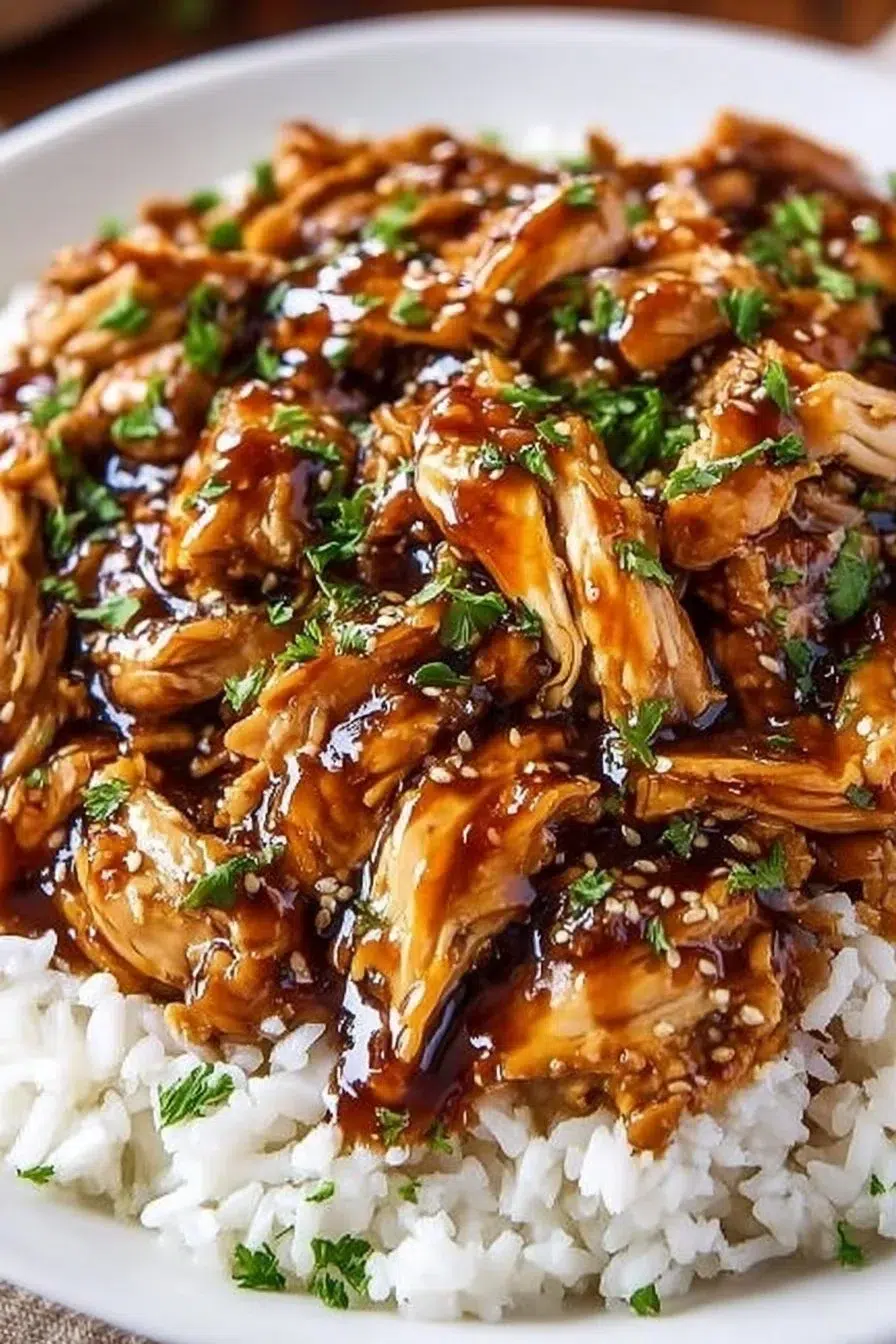 Crockpot Honey Garlic Chicken