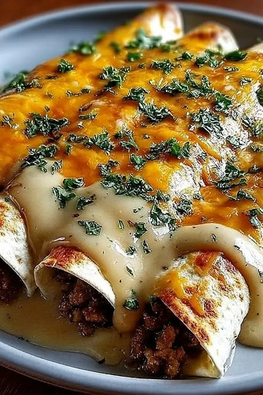 Delicious Breakfast Enchiladas with Sausage Gravy Made Easy