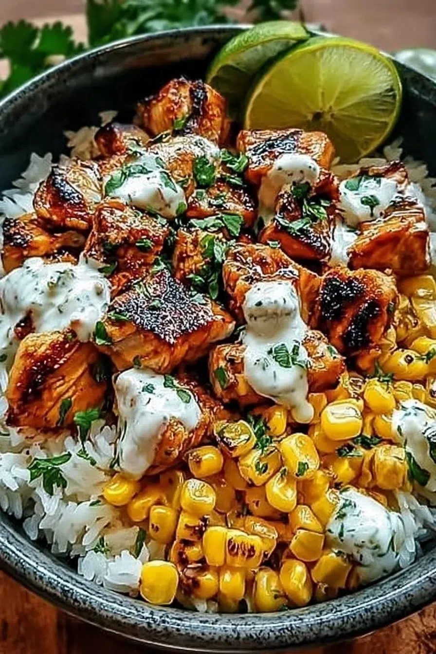 Easy Street Corn Chicken Rice Bowl