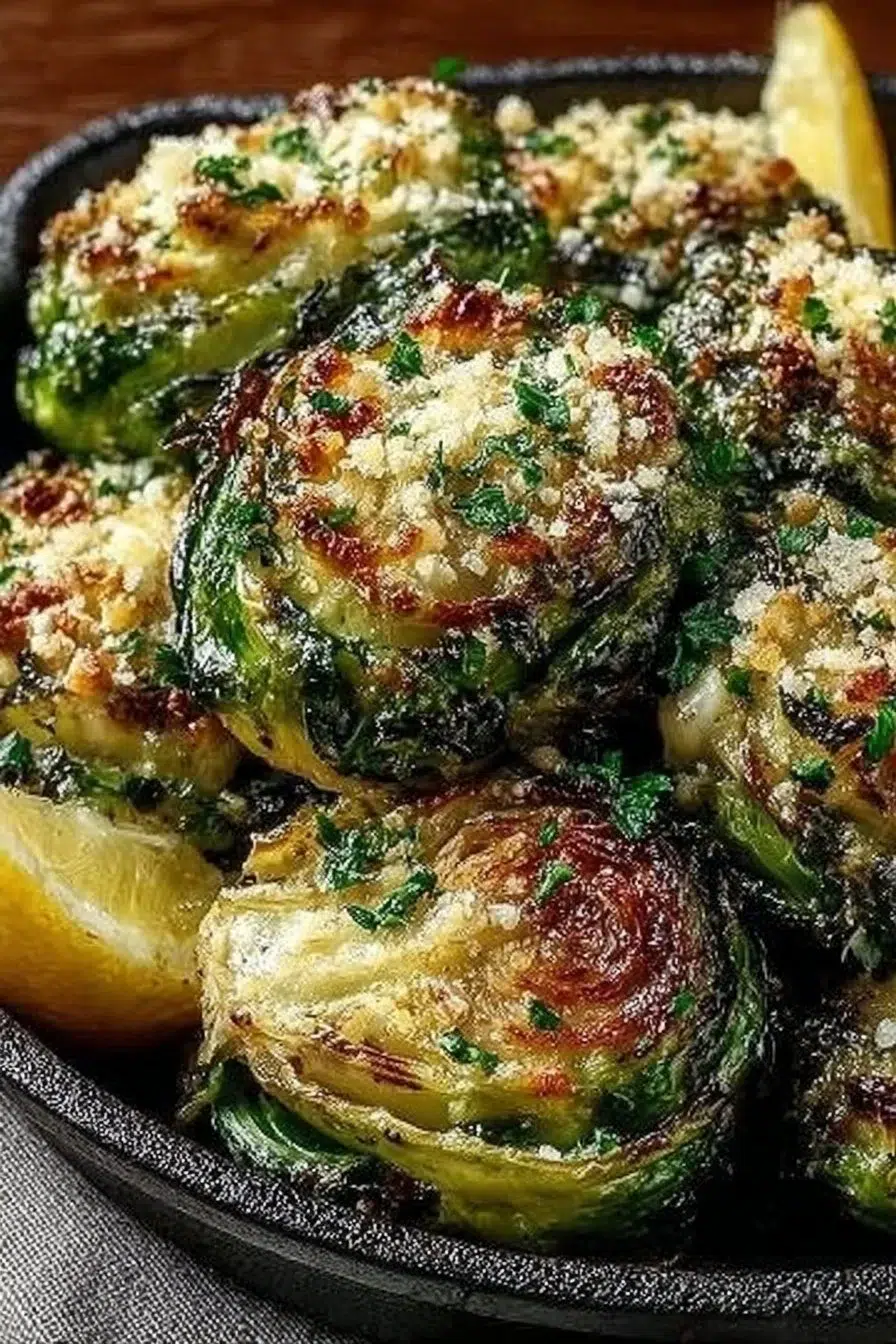 Delicious Garlic Butter Roasted Brussels Sprouts: A Flavorful Side Dish Recipe