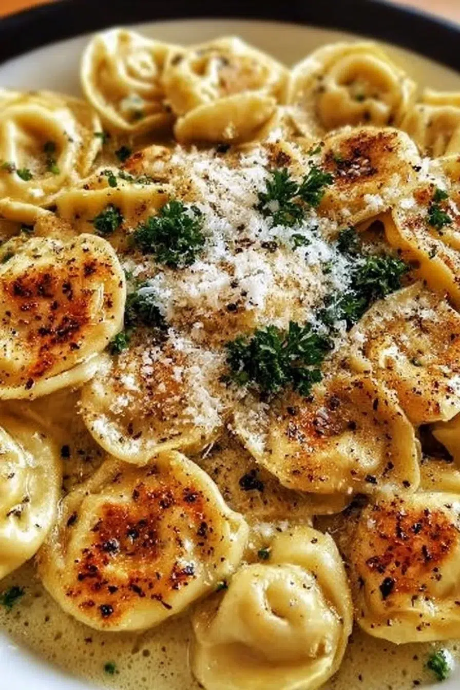 Garlic Parmesan Chicken Tortellini