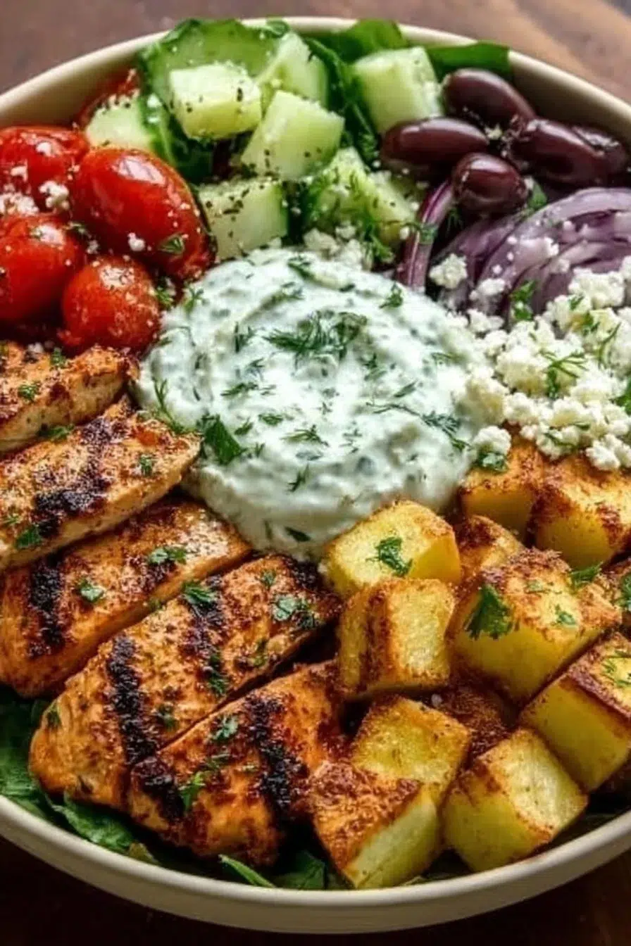 Greek Chicken Power Bowl