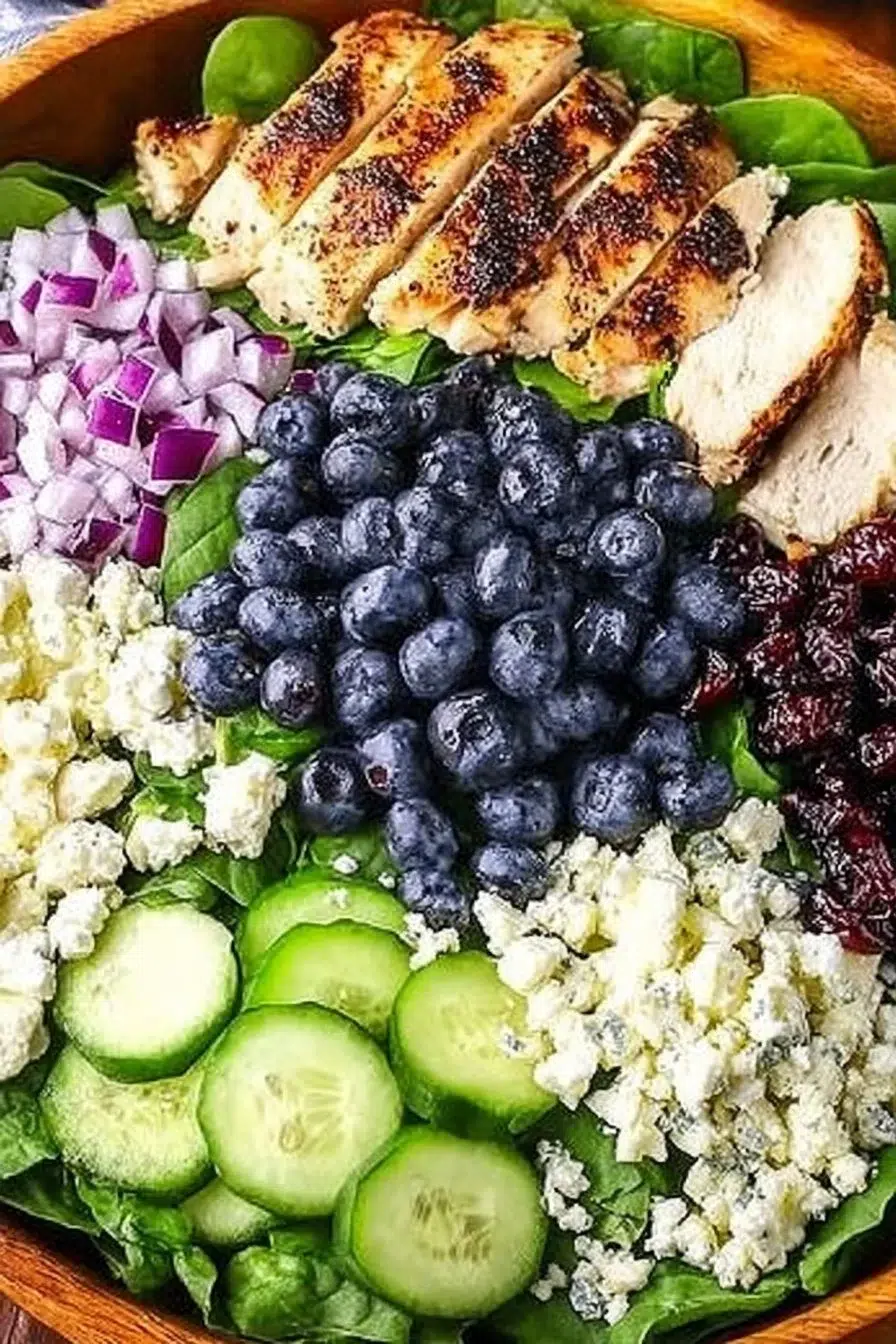 Chicken Blueberry Feta Salad