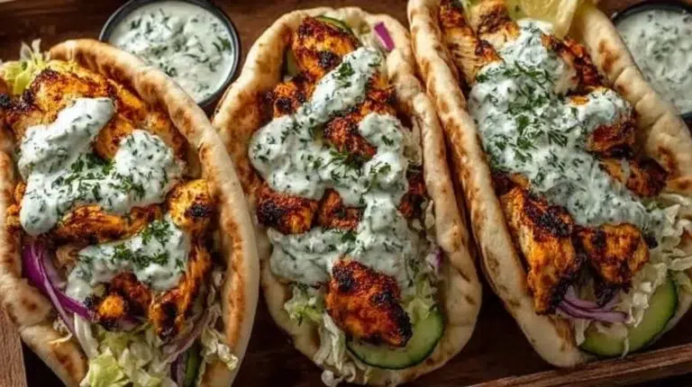 Herb Ranch Chicken Pitas on a sheet pan for easy weeknight dinners