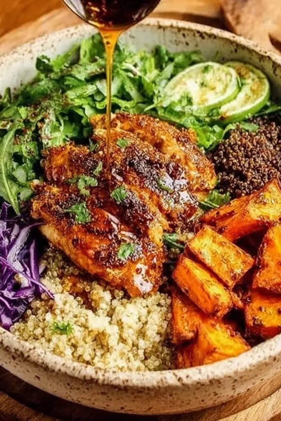 Hot Honey Chicken Bowls