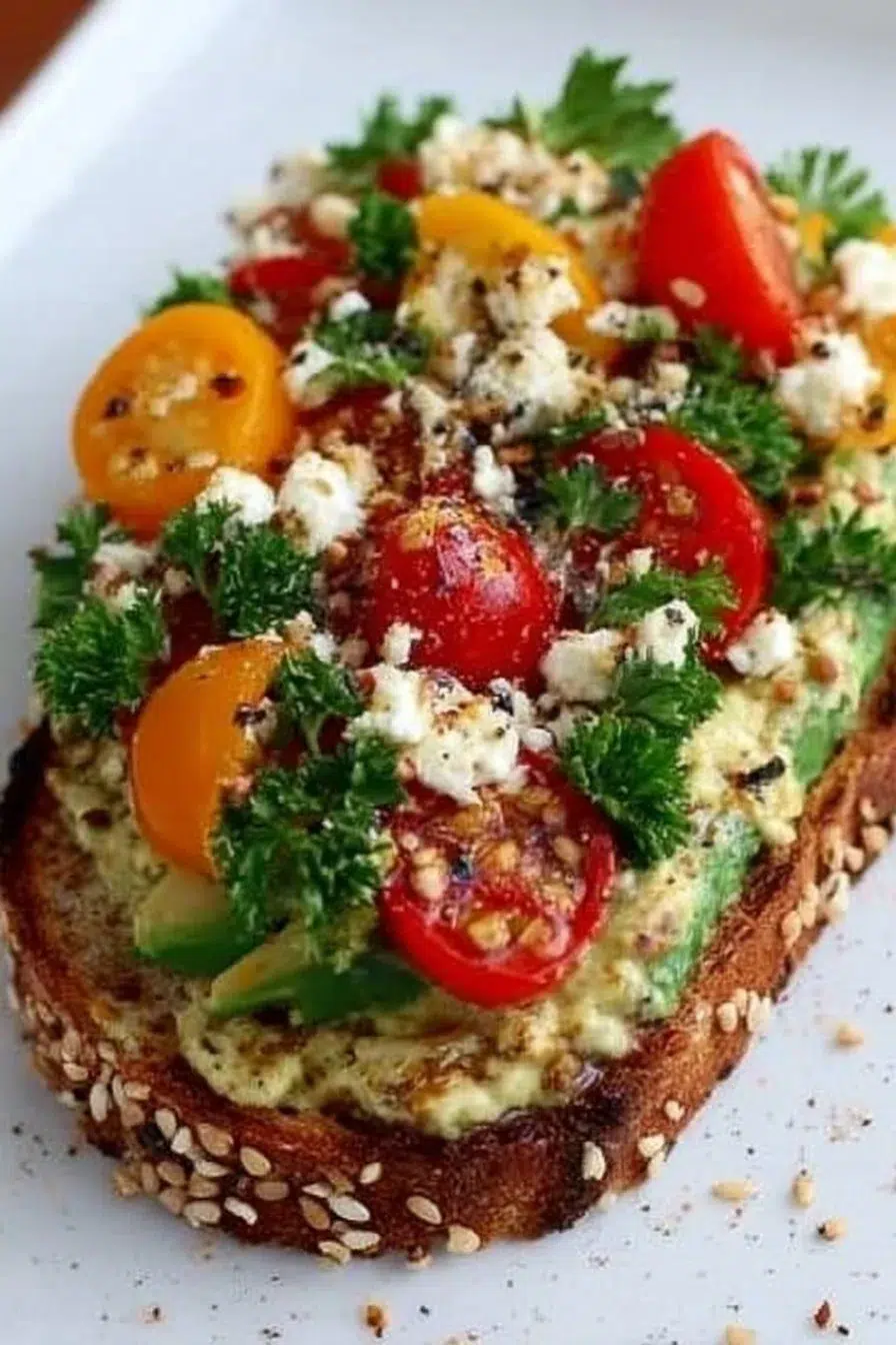 Mediterranean Breakfast Toast