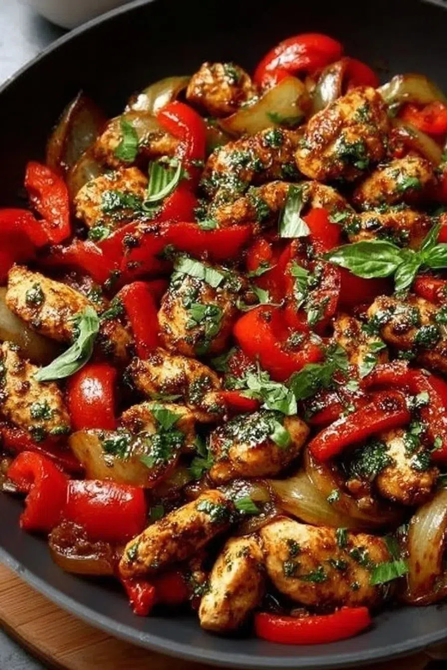 Mediterranean Chicken Stir Fry