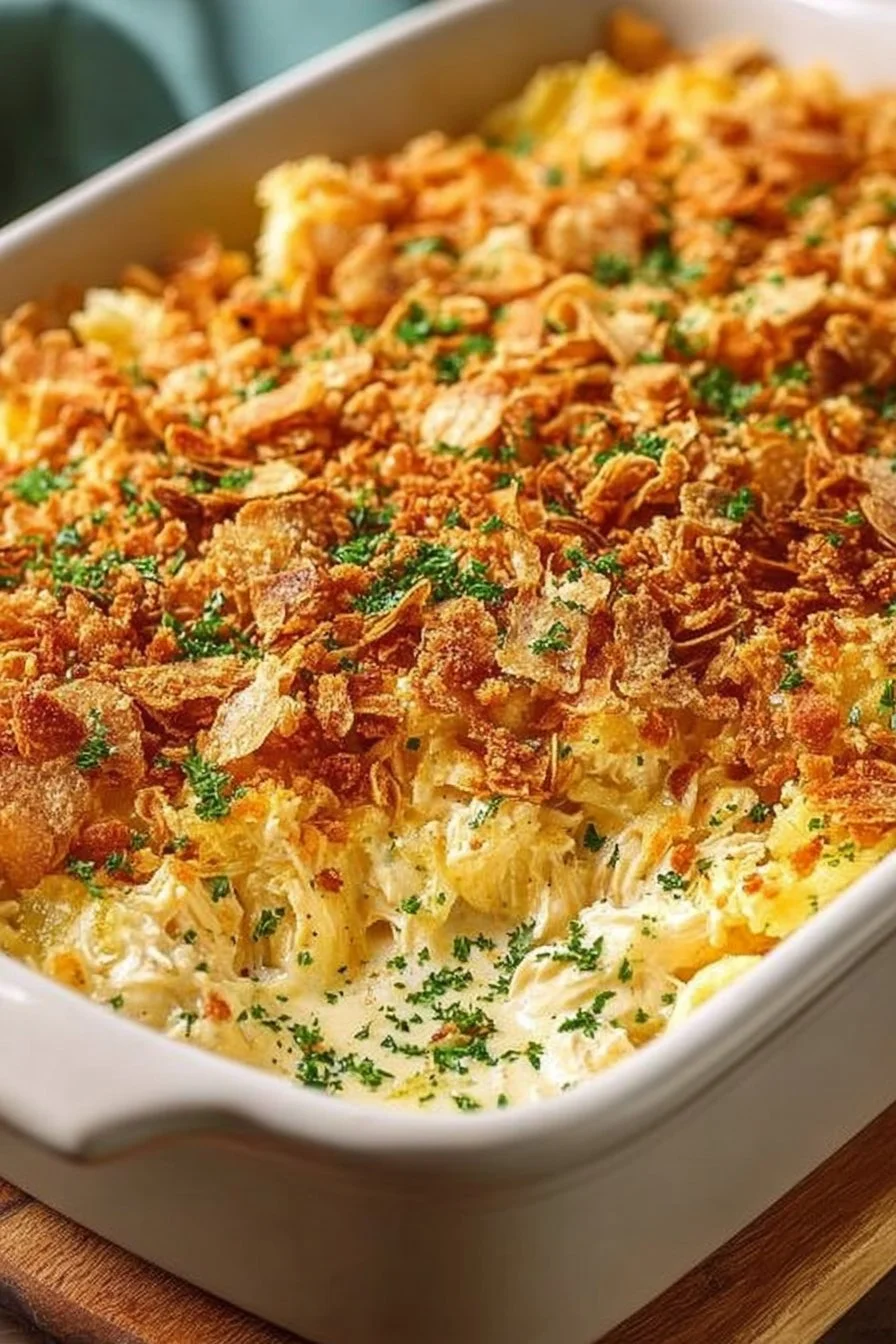 Homemade Million Dollar Chicken Casserole