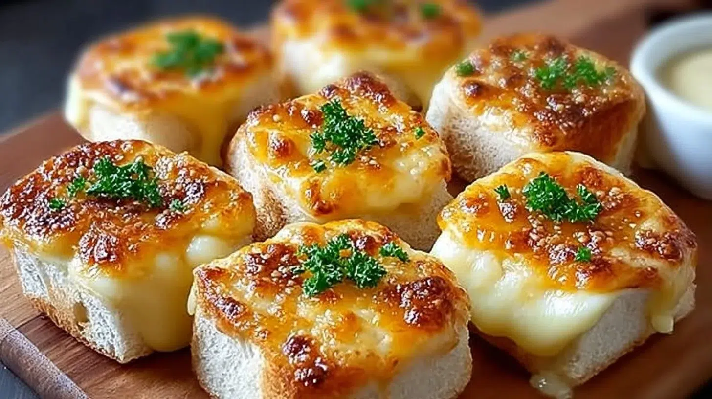 Mini Grilled Cheese Hawaiian Rolls on a plate, a delicious alternative to takeout.