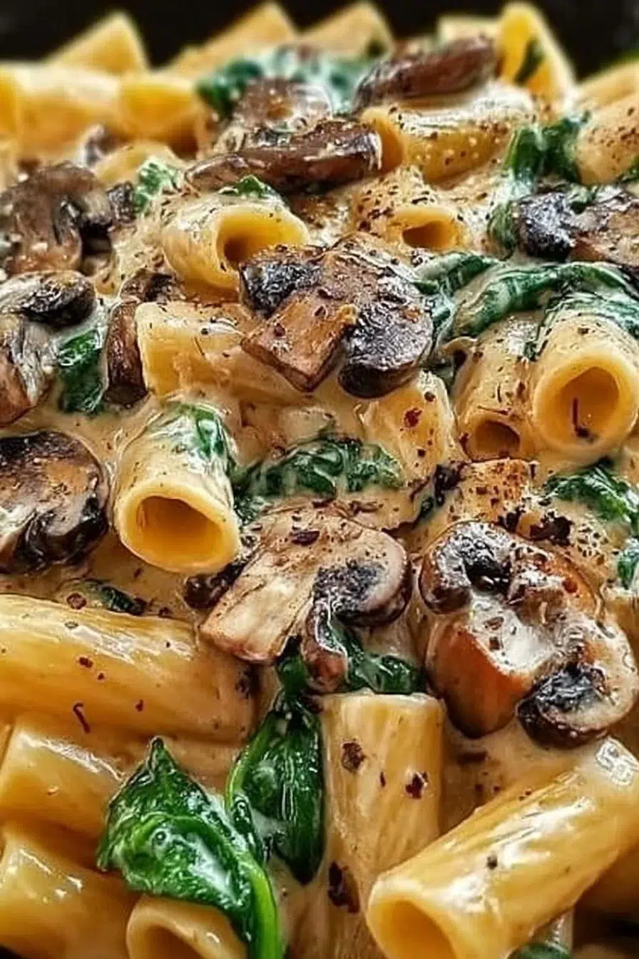 Creamy Tuscan Mushroom Pasta Skillet: Easy Comfort Food Bliss