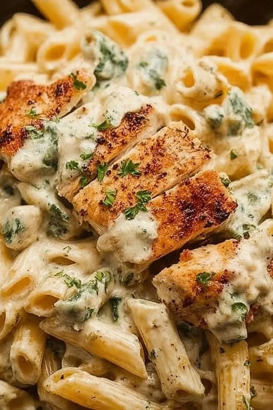 One Pot Chicken Caesar Pasta