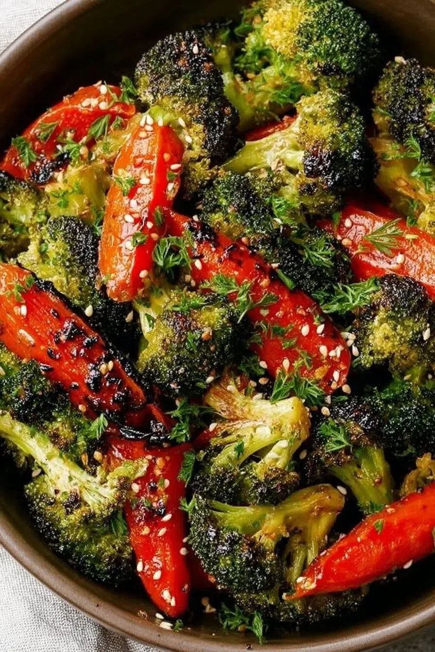 Roasted Broccoli & Carrots (Easy Side Dish!)