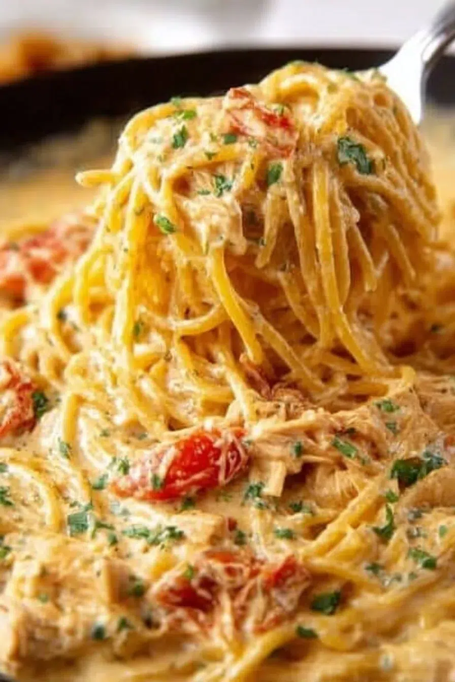 Quick One-Pot Chicken Spaghetti