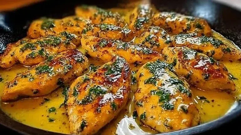 Garlic butter chicken skillet inspired by Texas Roadhouse recipe