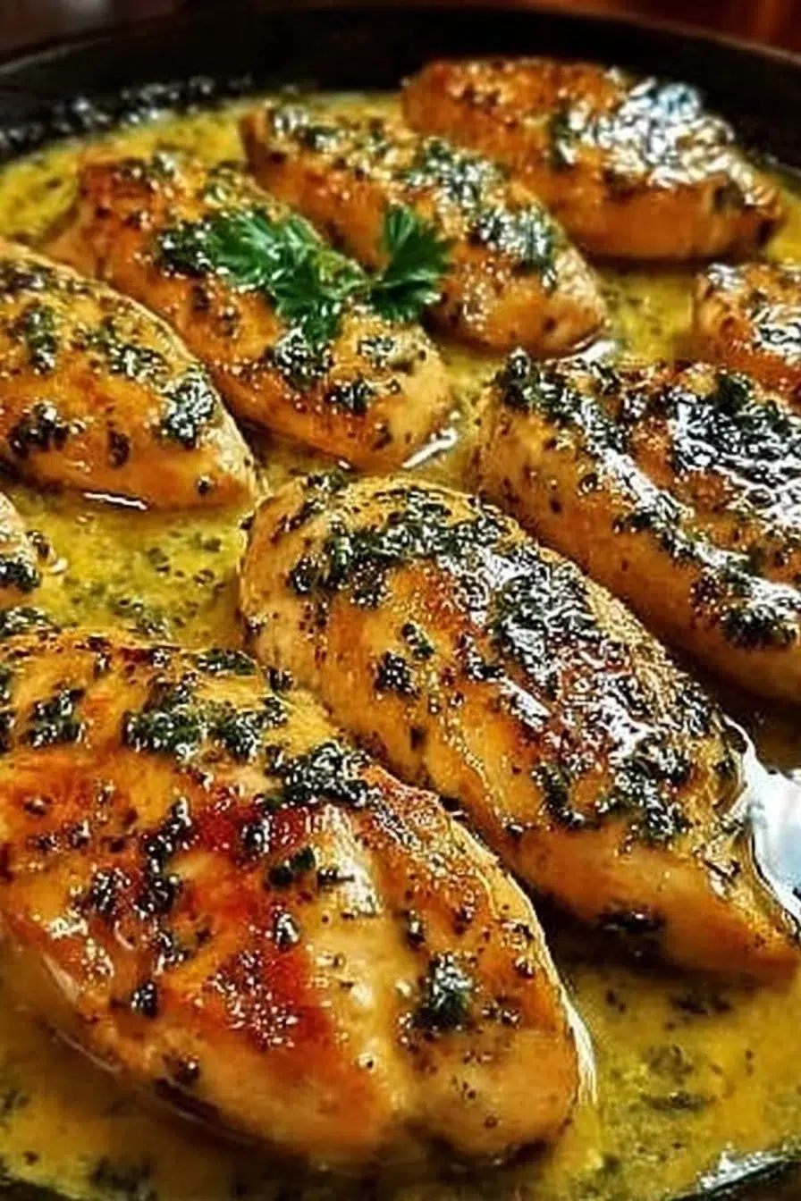 Savor the Flavor of Texas Roadhouse Style Garlic Butter Chicken Skillet