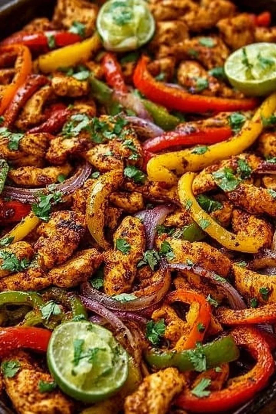 Sheet Pan Chicken Fajitas