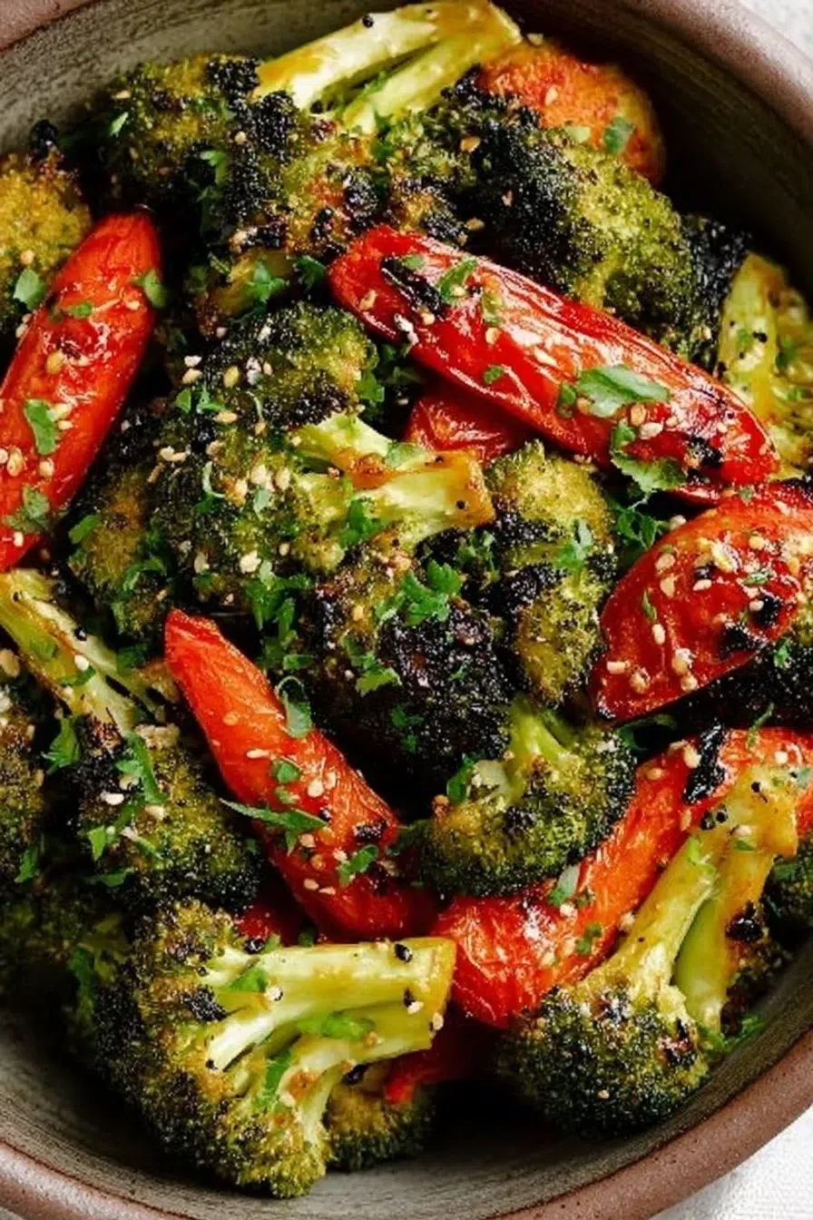 Oven-Roasted Broccoli and Carrots