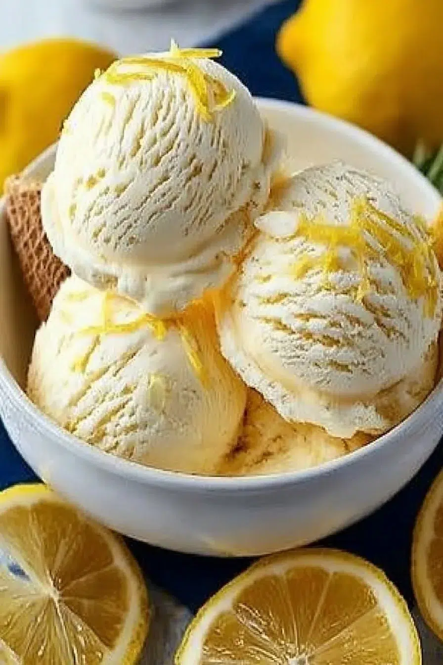 Creamy Lemon Ice Cream