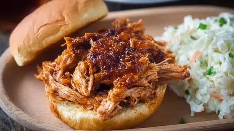 Delicious smoky barbecue chicken on a grill with a rich glaze