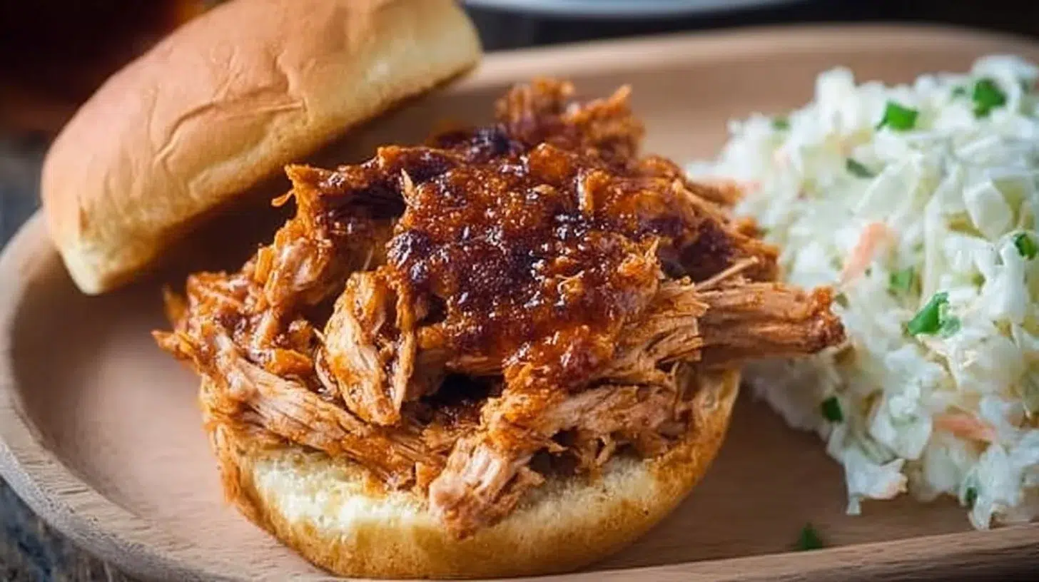 Delicious smoky barbecue chicken on a grill with a rich glaze