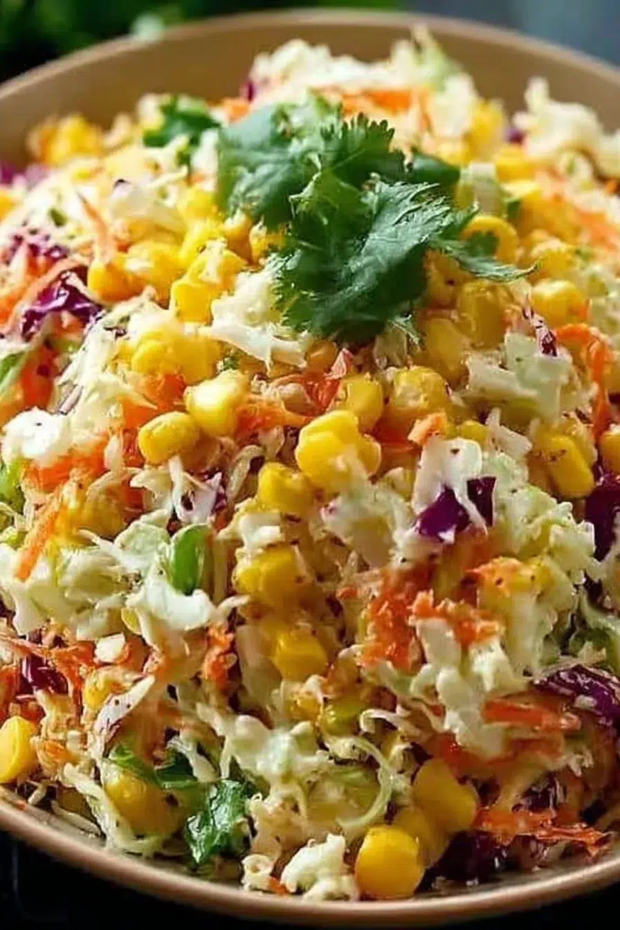 Spicy Corn Slaw: The Ultimate Summer Crunch That Delights