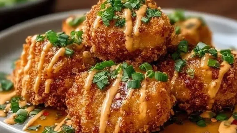 Plate of Spicy Sichuan Cold Chicken drizzled with sesame sauce