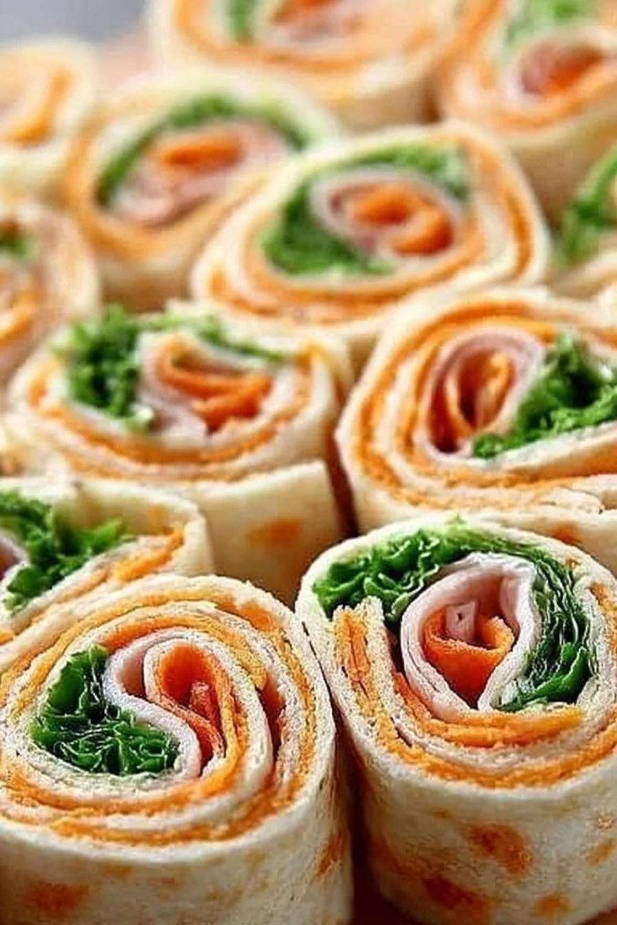 Turkey Cheddar Lunch Roll Ups