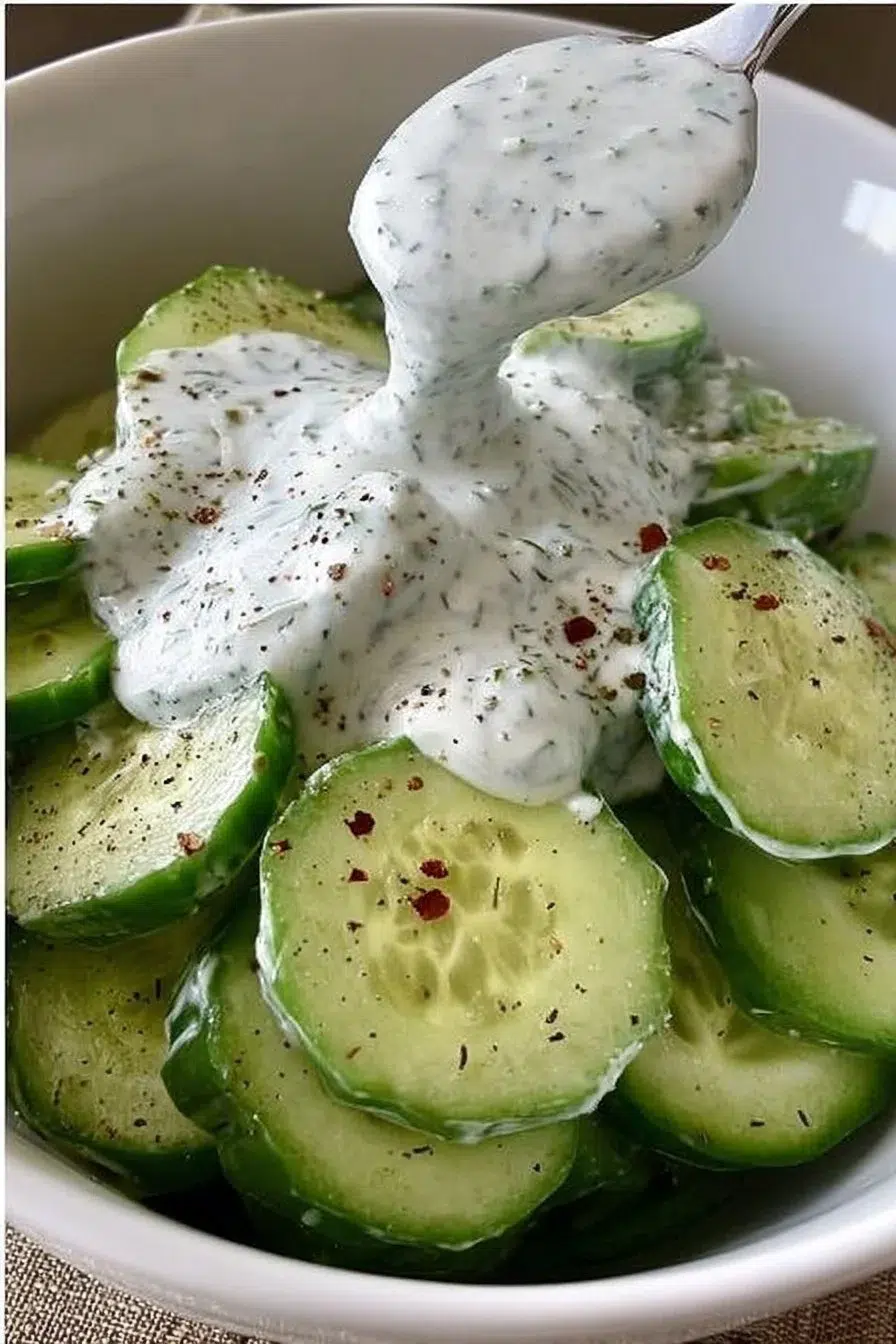 Creamy Cucumber Salad
