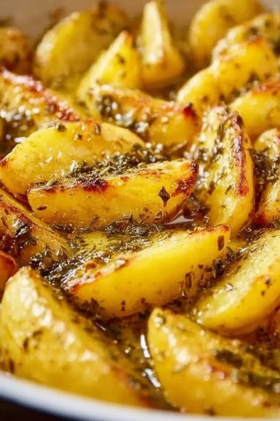 Lemon Roasted Greek Potatoes