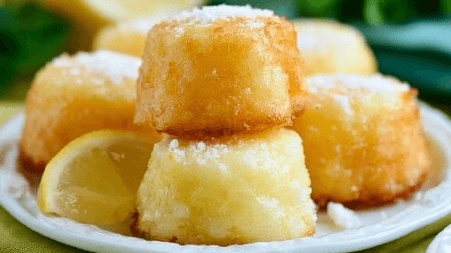 Scratch Mini Lemon Drop Cakes