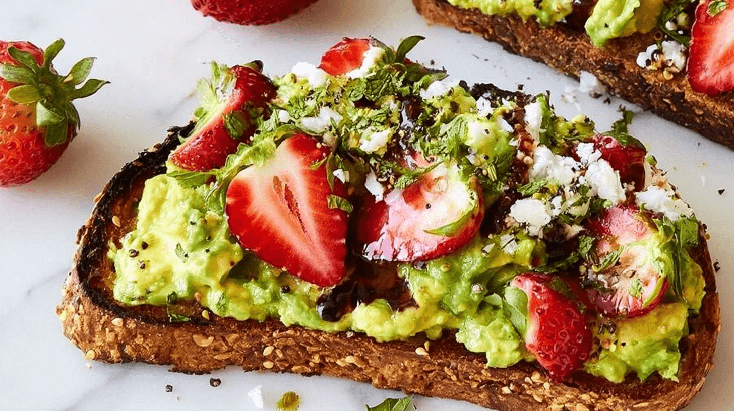 Strawberry Avocado Toast