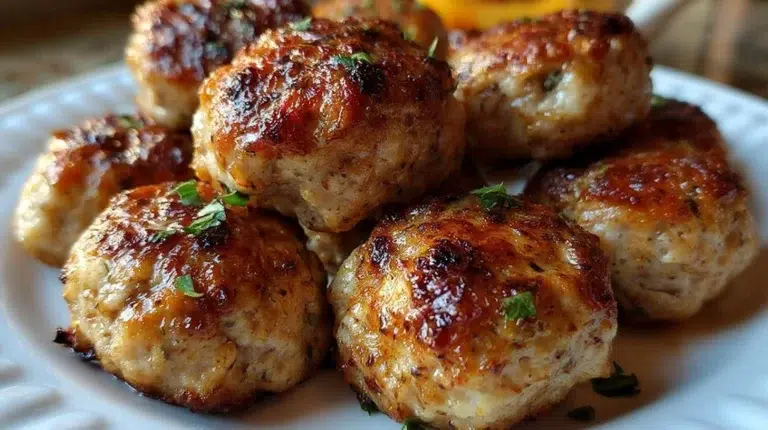 Delicious and easy ground chicken meatballs recipe ready in 30 minutes