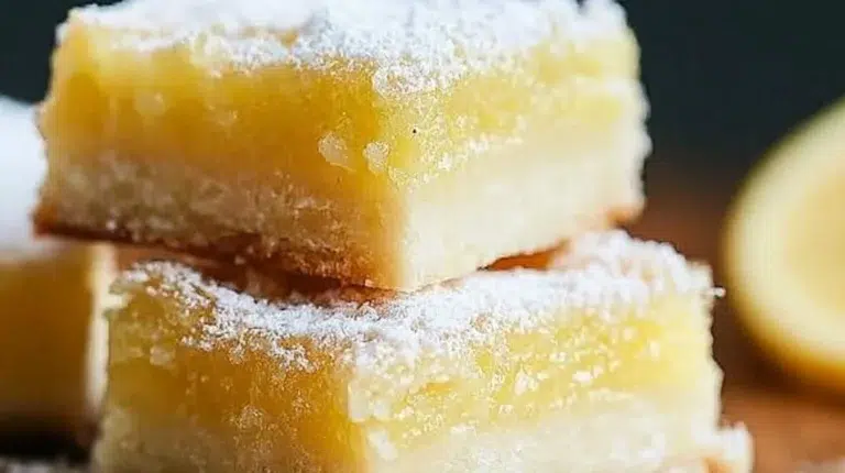 Pioneer Woman's delicious lemon bars recipe with tangy lemon flavor